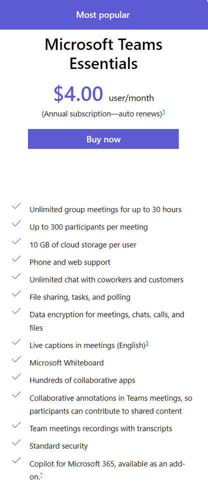 Microsoft Teams Essentials